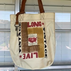 NWOT Fossil Limited Edition tote
